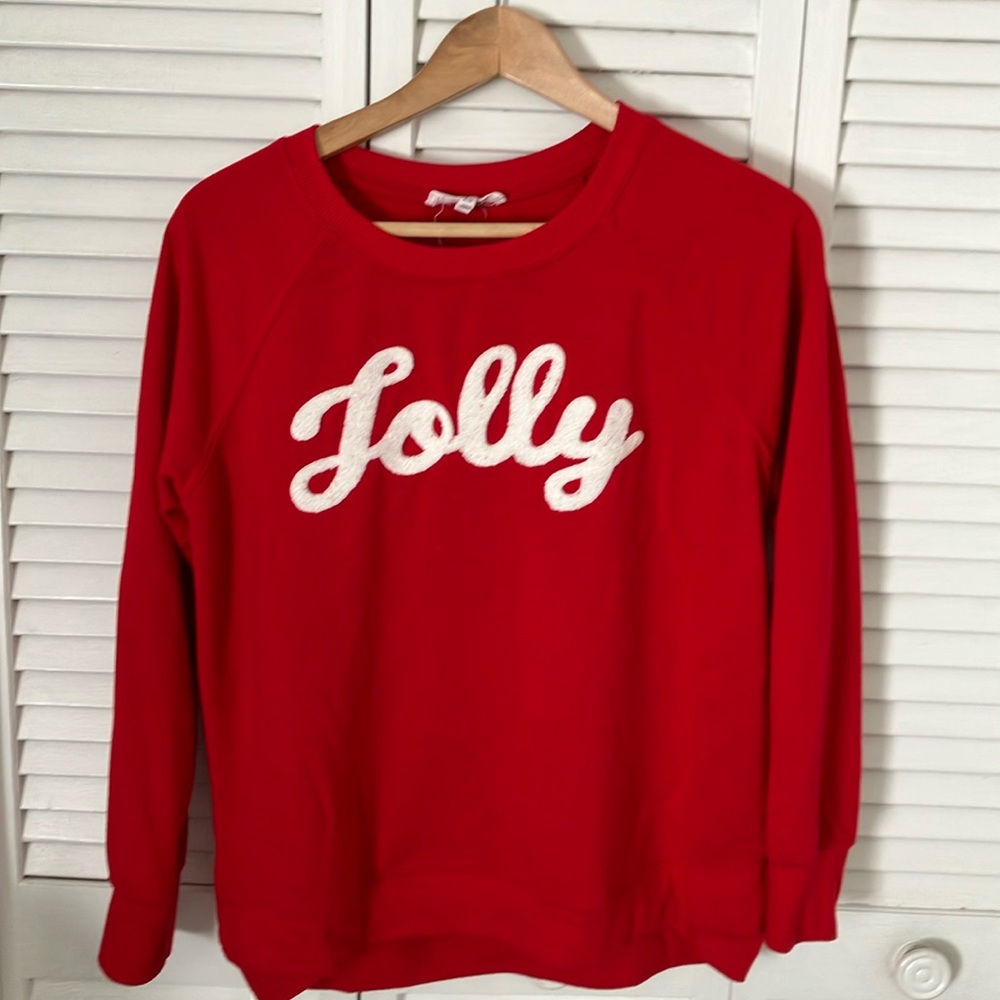 Workshop red sweatshirt